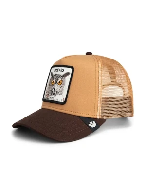 Goorin Bros czapka z daszkiem z dodatkiem bawełny Wise Ass Trucker kolor brązowy 101-2540