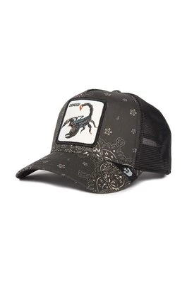 Goorin Bros czapka z daszkiem z domieszką lnu Diamonds and Pearls kolor czarny wzorzysta 101-1143