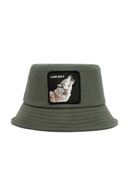 Goorin Bros kapelusz Wolf Heat kolor zielony wełniany