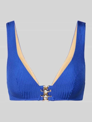 góra bikini o kroju slim fit z fakturowanym wzorem model 'Emly' MARIE JO