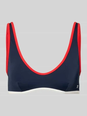 Góra bikini z aplikacją z logo Tommy Hilfiger