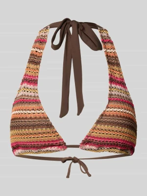 Góra bikini z fakturowanym wzorem Jake*s Casual