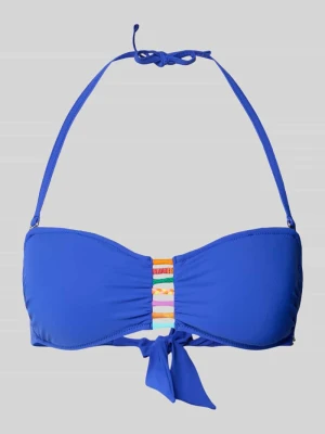 Góra bikini z ozdobnym obszyciem Model 'Zino' banana moon