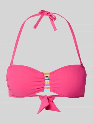 Góra bikini z ozdobnym obszyciem Model 'Zino' banana moon