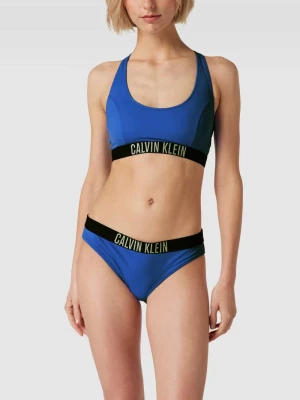 Góra bikini z paskiem z logo Calvin Klein Underwear