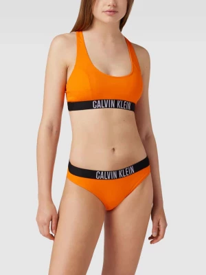 Góra bikini z paskiem z logo Calvin Klein Underwear