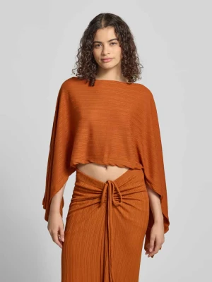 góra o kroju relaxed fit z dodatkiem wiskozy model 'Poncho' Gina Tricot