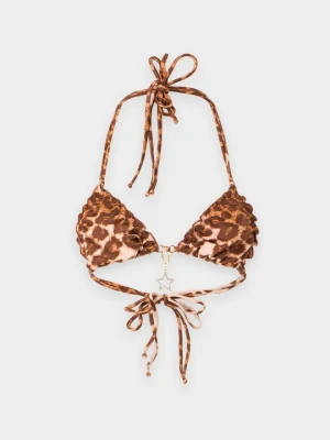 Góra od bikini Agent Provocateur brązowy