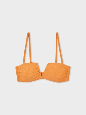 Góra od bikini bandeau opalizująca Etam