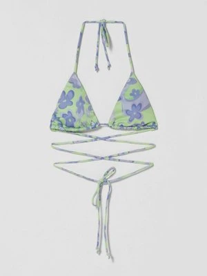Góra od bikini Bershka mauve