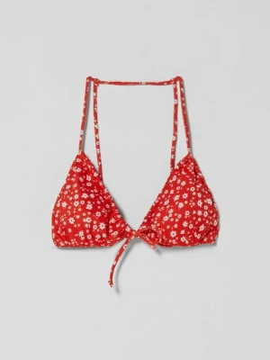 Góra od bikini Bershka czerwony