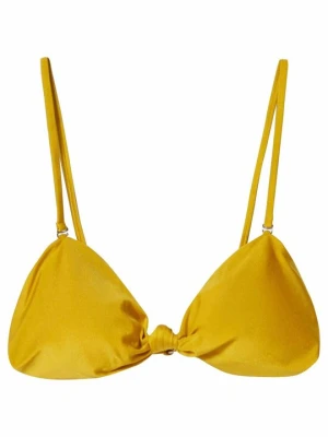 Góra od bikini Bershka żółty
