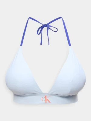 Góra od bikini Calvin Klein jasnoniebieski