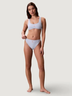Góra od bikini Calvin Klein Jeans niebieski