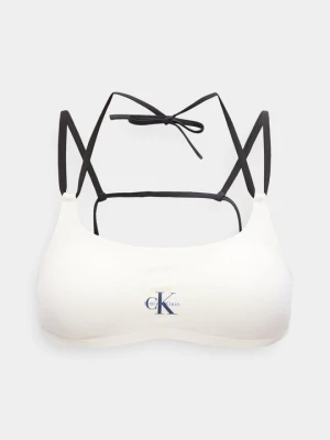 Góra od bikini Calvin Klein mleczny