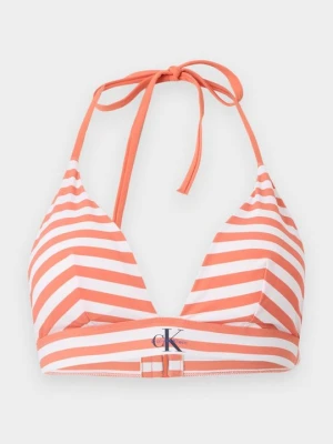 Góra od bikini Calvin Klein pomarańczowy