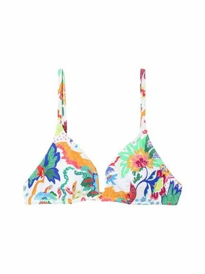 Góra od bikini Desigual beżowy