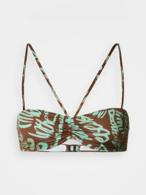 Góra od bikini Dsquared2 khaki