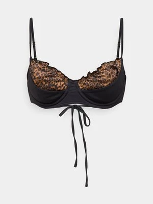 Góra od bikini Frankies Bikinis brązowy