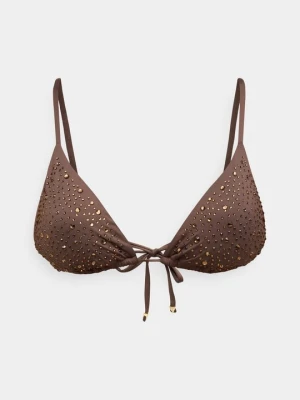 Góra od bikini Guess brązowy
