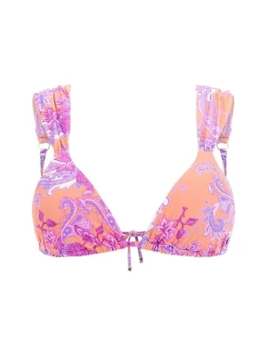 Góra od bikini Guess pomarańczowy