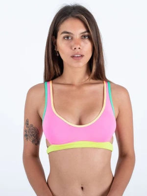 Góra od bikini Hurley różowy