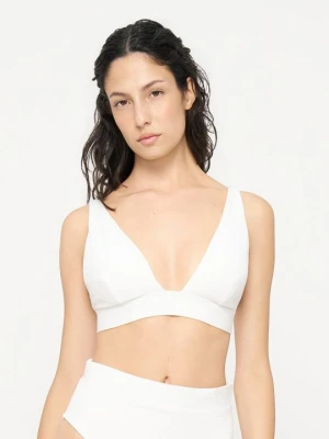 Góra od bikini Lauren Ralph Lauren biały