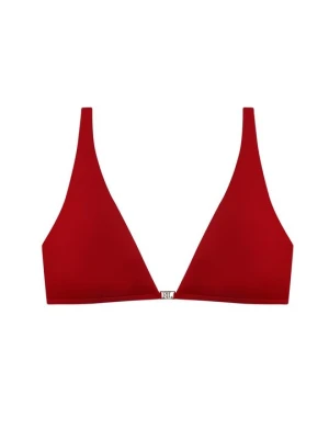 Góra od bikini Lauren Ralph Lauren czerwony