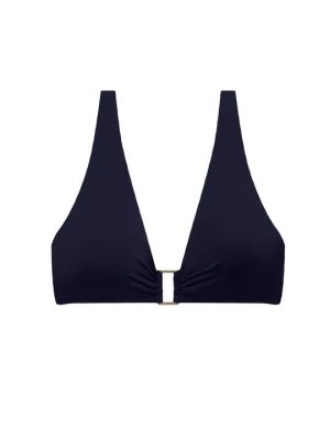 Góra od bikini Lauren Ralph Lauren granatowy