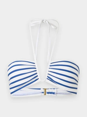 Góra od bikini Lauren Ralph Lauren niebieski