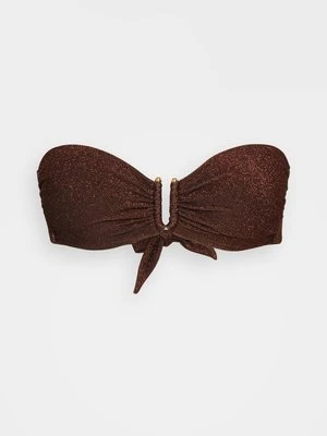 Góra od bikini Lindex ciemnobrązowy