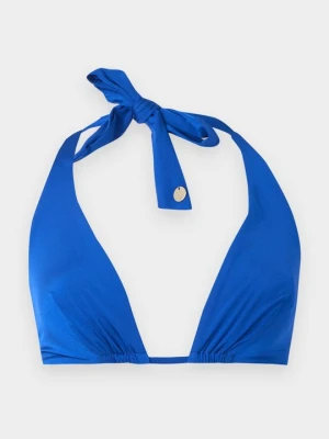 Góra od bikini Max Mara niebieski