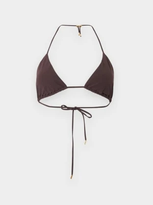 Góra od bikini MOSCHINO brązowy