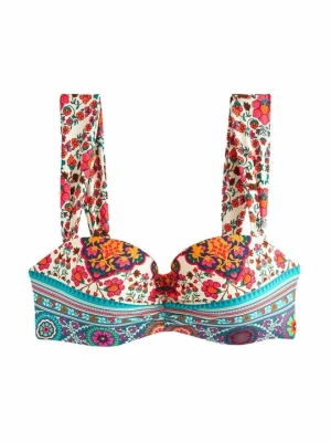Góra od bikini Next beżowy