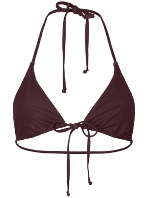 Góra od bikini Pieces brązowy