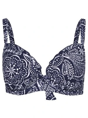 Góra od bikini Pour Moi granatowy