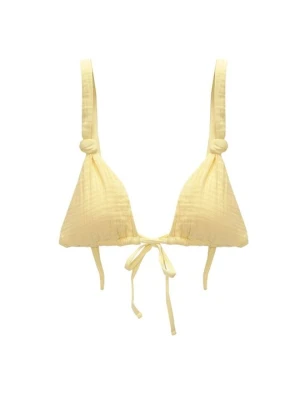 Góra od bikini PULL&BEAR jasnożółty
