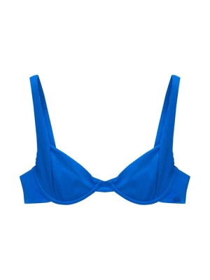 Góra od bikini PULL&BEAR niebieski