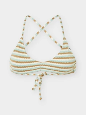 Góra od bikini Quiksilver brązowy