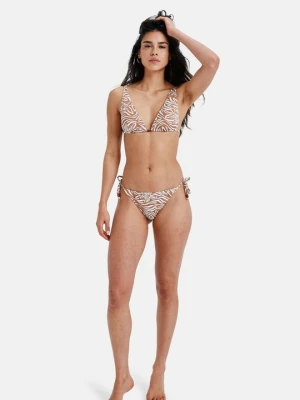 Góra od bikini Roxy brązowy