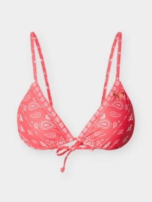 Góra od bikini Roxy czerwony