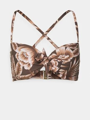 Góra od bikini Seafolly brązowy