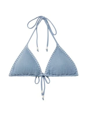 Góra od bikini Stradivarius niebieski