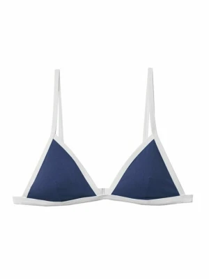 Góra od bikini Stradivarius granatowy