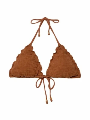 Góra od bikini Stradivarius wielbłądzi