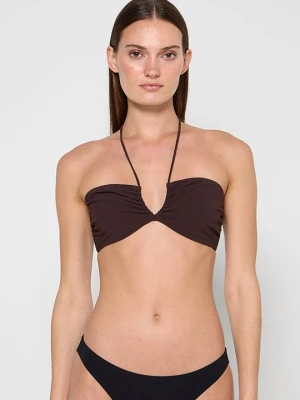 Góra od bikini Tory Burch brązowy