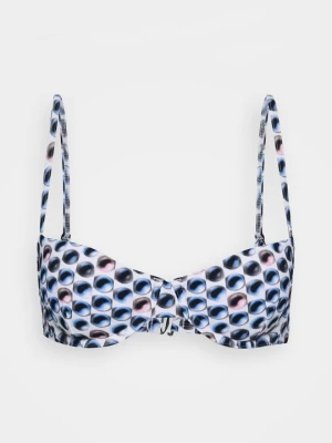 Góra od bikini Tory Burch niebieski