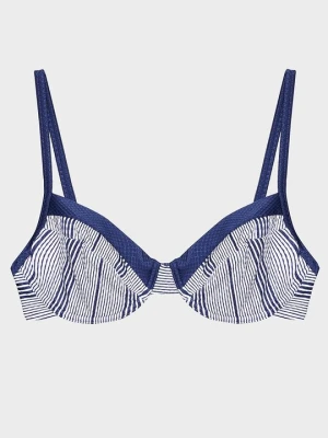 Góra od bikini Triumph niebieski