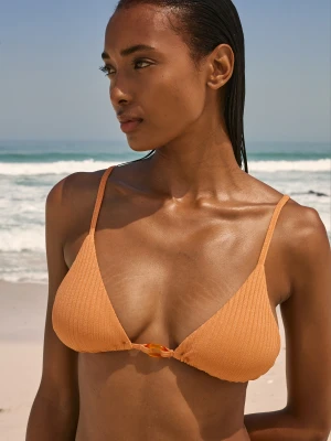 Góra od bikini trójkątna opalizująca Etam