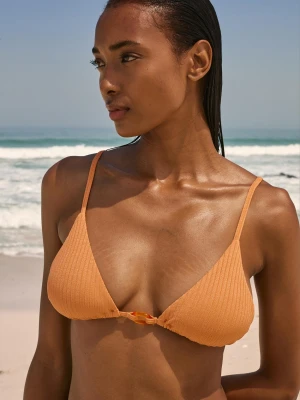 Góra od bikini trójkątna opalizująca Etam